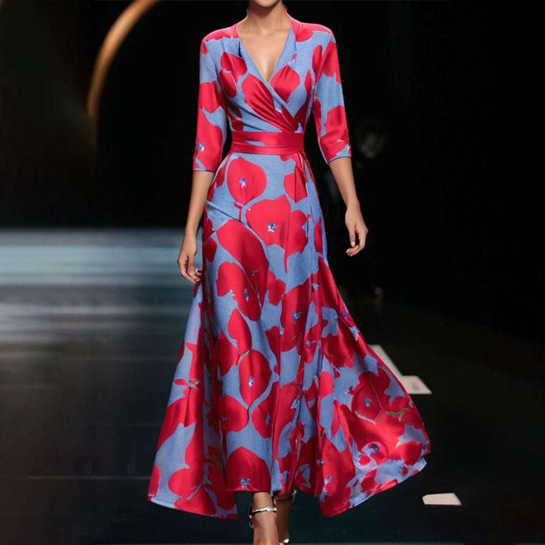 Béatrice™ | Dress with V-Neck