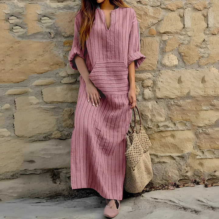 Odile™ | Cotton and Linen Dress