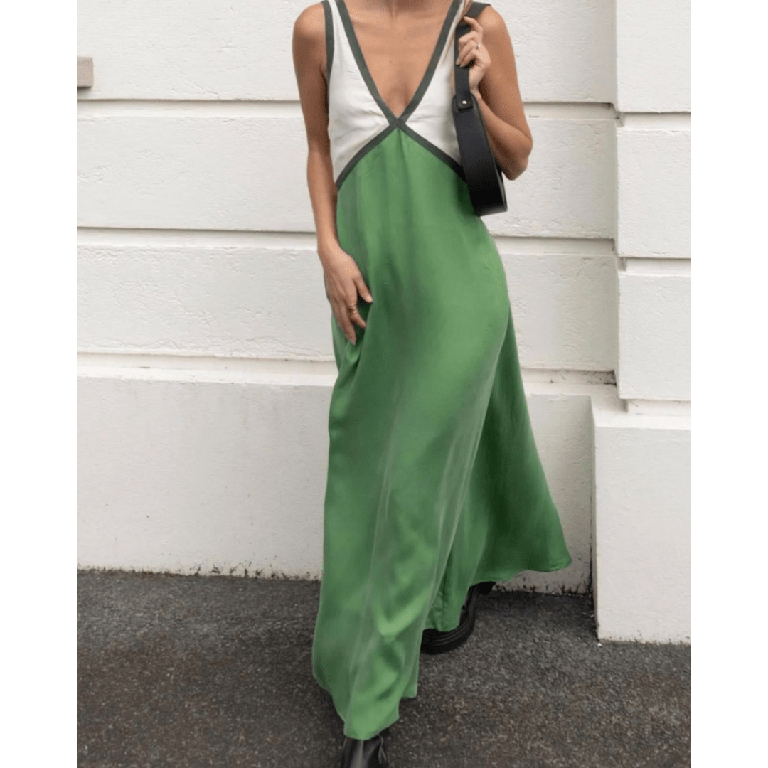 RENATA | V-NECK DRESS