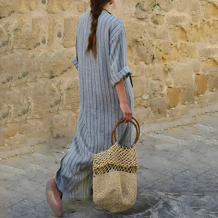 Odile™ | Cotton and Linen Dress