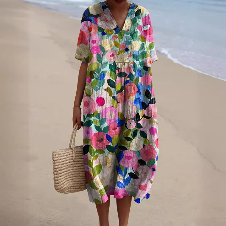 Emma™ | Cheerful Floral Dress