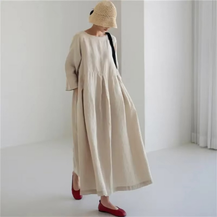 Julia Elegance – Long linen dress