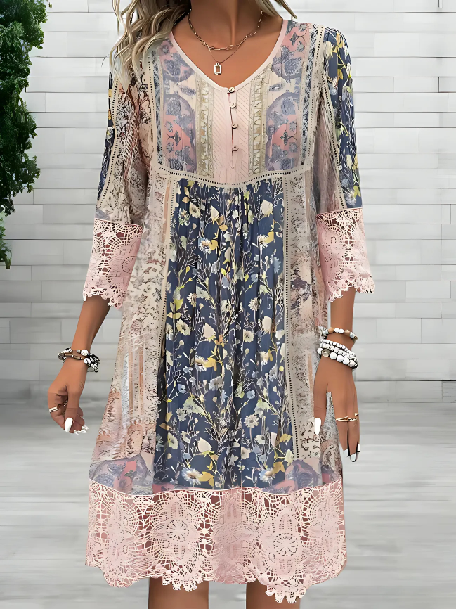 Tamara | Luxurious Flowing Boho Dress (Almost Sold Out)