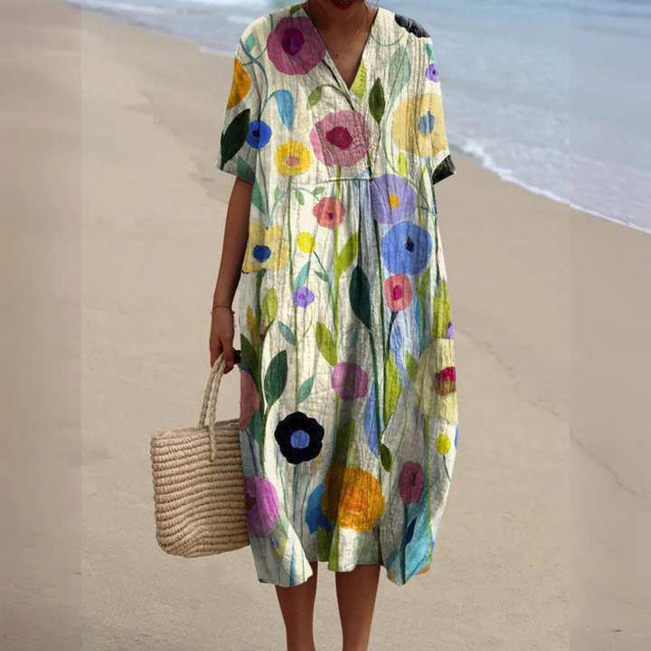 Emma™ | Cheerful Floral Dress