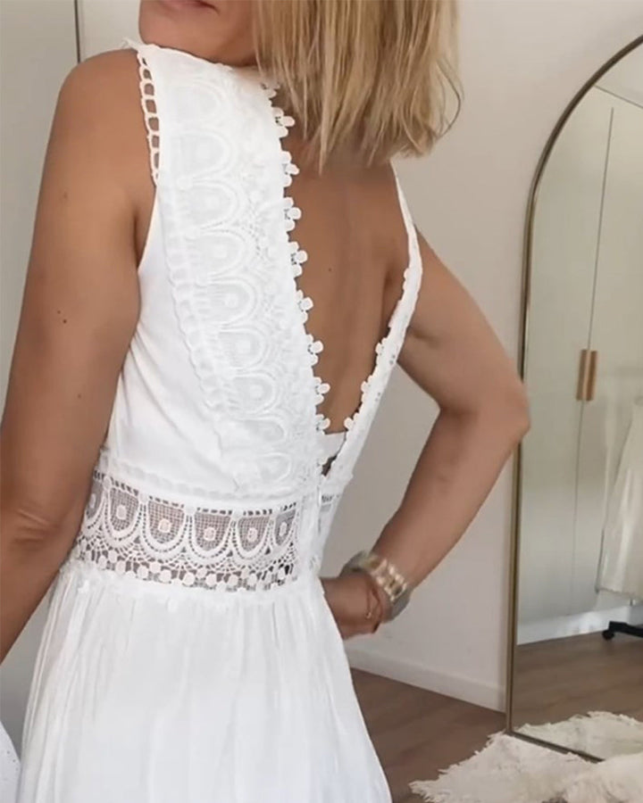 Kim | Lace Dress with V-Neck (Almost Sold Out)