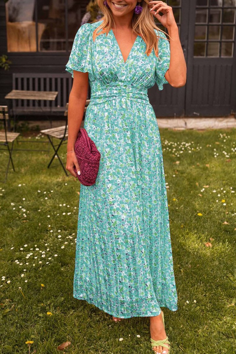 Ruth™ | Long V-Neck Dress